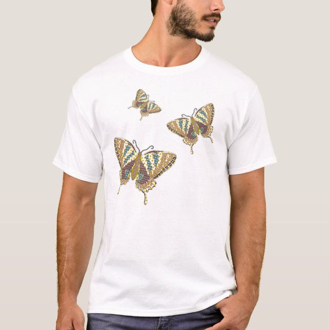 Aztec Swallowtail Manar Shirt T Shirt (Framsida)