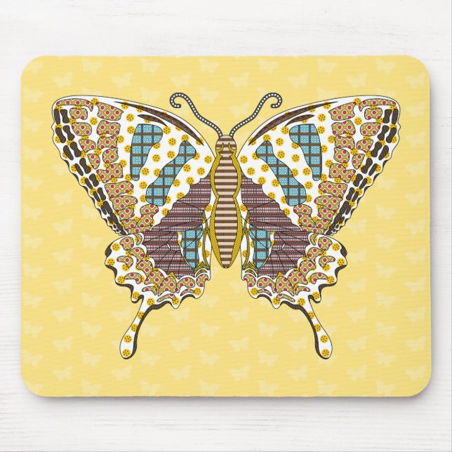 Aztec Swallowtail Mousepad Musmatta (Framsidan)