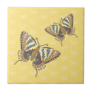 Aztec Swallowtail Tile Kakelplatta