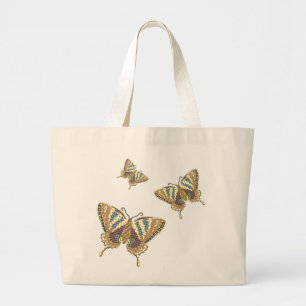 Aztec Swallowtail Tote Bag Jumbo Tygkasse