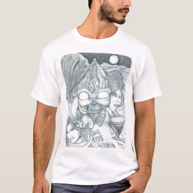 Aztec teckning på tanktop vid A.Martinez Tröja (Framsida)