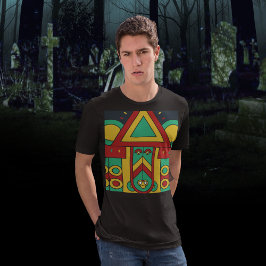 Aztec Tiki Tribal Art T Shirt