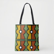 Aztec Tote med Ollin (rörelse)-tecken