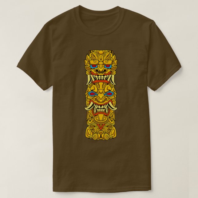 Aztec totem t shirt (Design framsida)