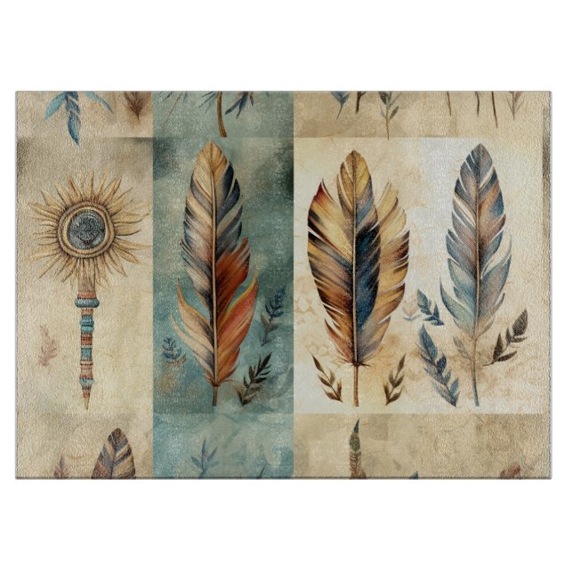 Aztec Tribal Feathers Medicine Stick (Framsidan)