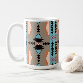 Aztec Tribal Geometric Kaffemugg