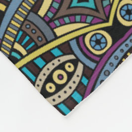 Aztec Tribal mönster hemdekanter, filt