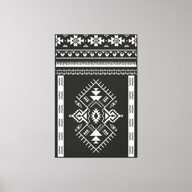 AZTEC TRIBAL - Wrapped Canvas (Framsida)