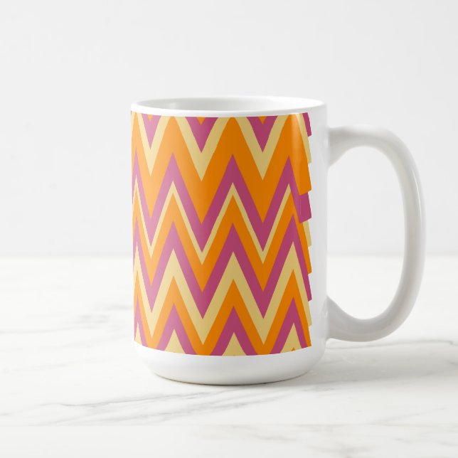 Aztec Tribal ZigZag Kaffemugg (Höger)
