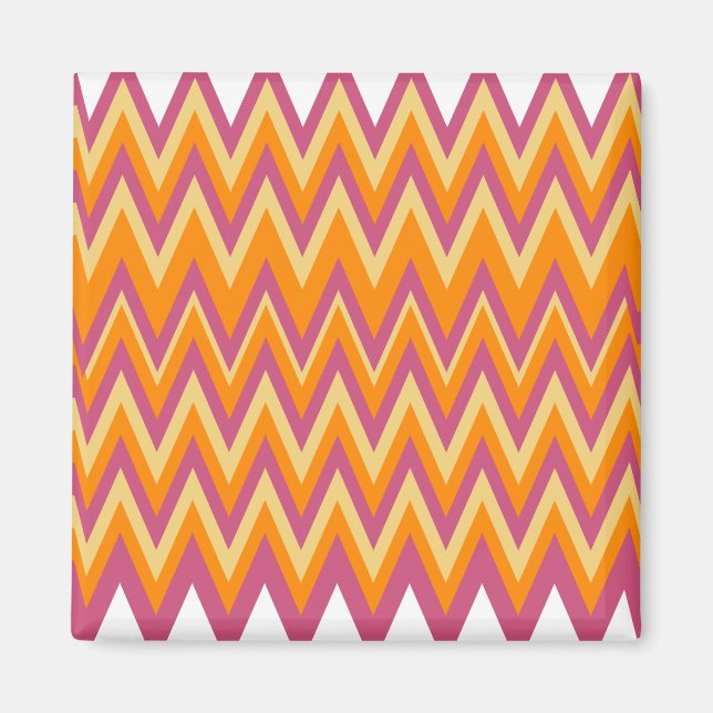 Aztec Tribal ZigZag Magnet (Framsidan)
