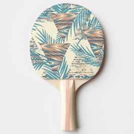 Aztec Tropical Mönster Ping Pong Paddle Pingisracket