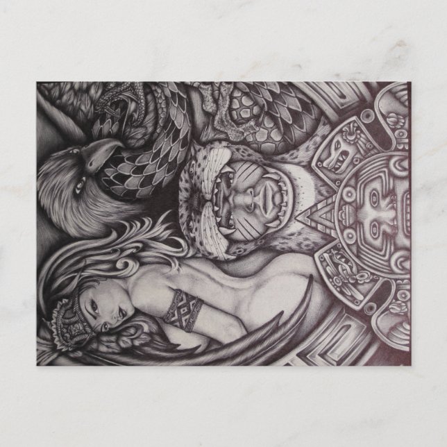 Aztec Vykort (Framsida)