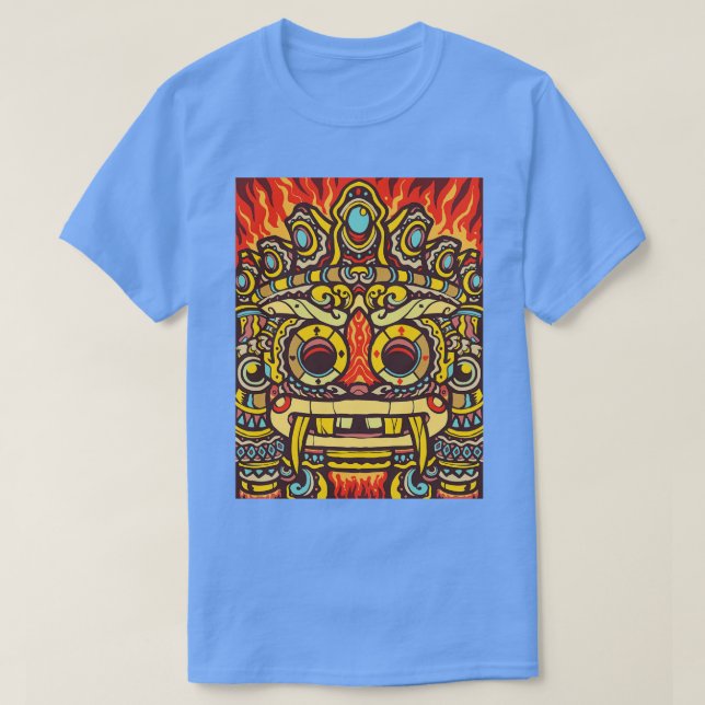 Aztec Warrior Flin T Shirt (Design framsida)