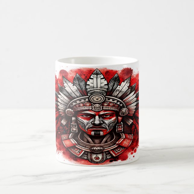 Aztec Warrior Kaffemugg (Center)
