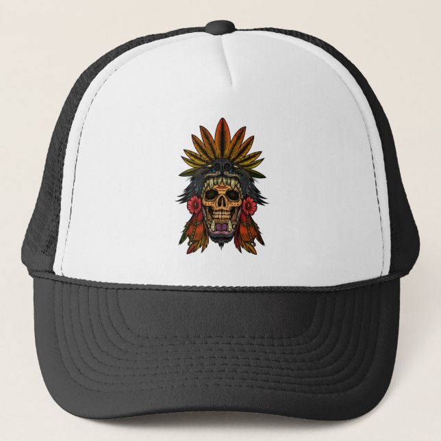 Aztec Warrior Keps (Framsida)