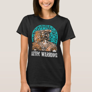 Aztec Warrior Kung Mexican Native Art Mayans T Shirt