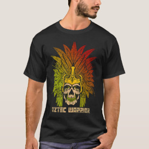 Aztec Warrior Kung Mexiko Native Aztec Mayas T Shirt