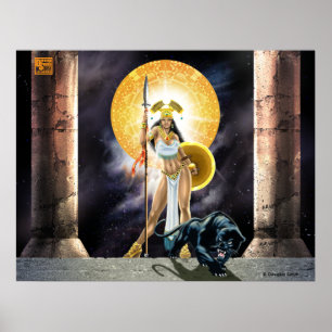 Aztec Warrior Princess Poster