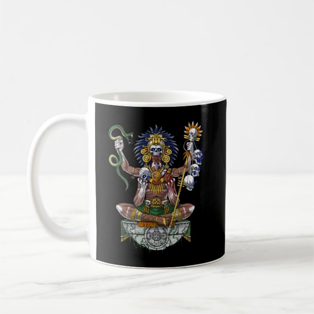 Aztec Warrior Shaman Kaffemugg (Vänster)