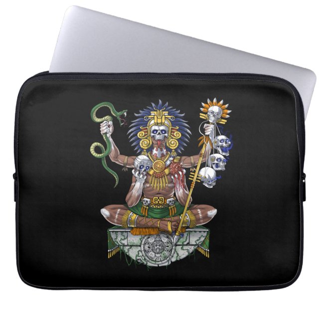 Aztec Warrior Shaman Laptop Fodral (Framsidan)