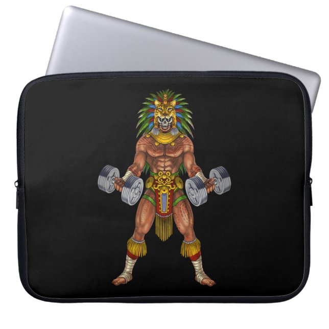 Aztec Warrior Weightlift Laptop Fodral (Framsidan)