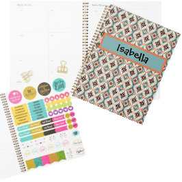Aztec Western Tribal Teal Peach