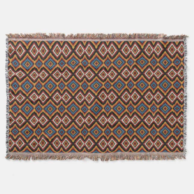 Aztec Westerna mönster Filt (Framsidan)