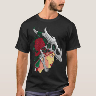 Aztec Woman Strong Mexican Girl Mexiko T Shirt