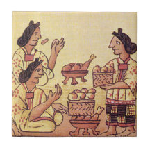 Aztec Women på en Banquet