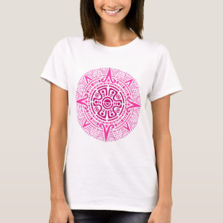 Aztecen cirklar rosor tee shirt