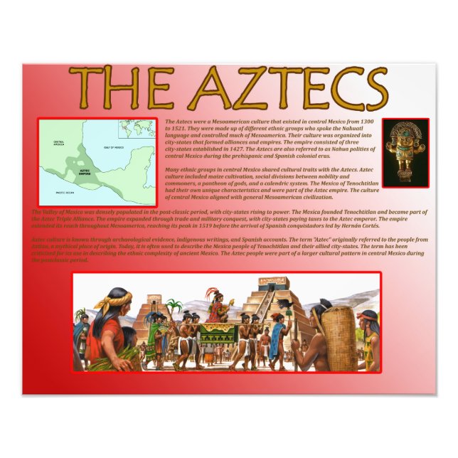 Aztecs Fototryck (Framsidan)