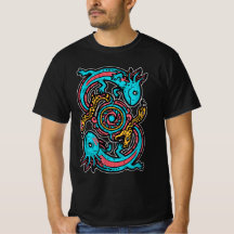 Aztek Axolotl Xolotl Tribal Mönster mytologi boho