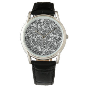 Aztek Axolotl Xolotl Tribalmönster mytologi boho Armbandsur