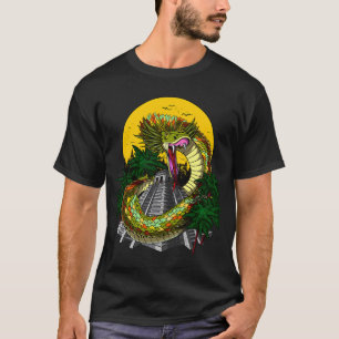 Aztekernas Gud Quetzalcoatl T Shirt