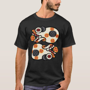 Aztekisk kalenderdag 06 - Miquiztli T Shirt
