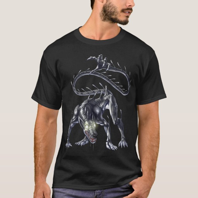Aztekisk varelse Ahuizotl T Shirt (Framsida)
