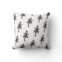 aztetisk svart ödla