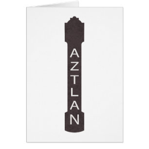 aztlan-teatersignatur hälsningskort