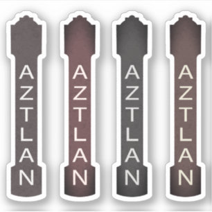 aztlan-teatersignatur klistermärken