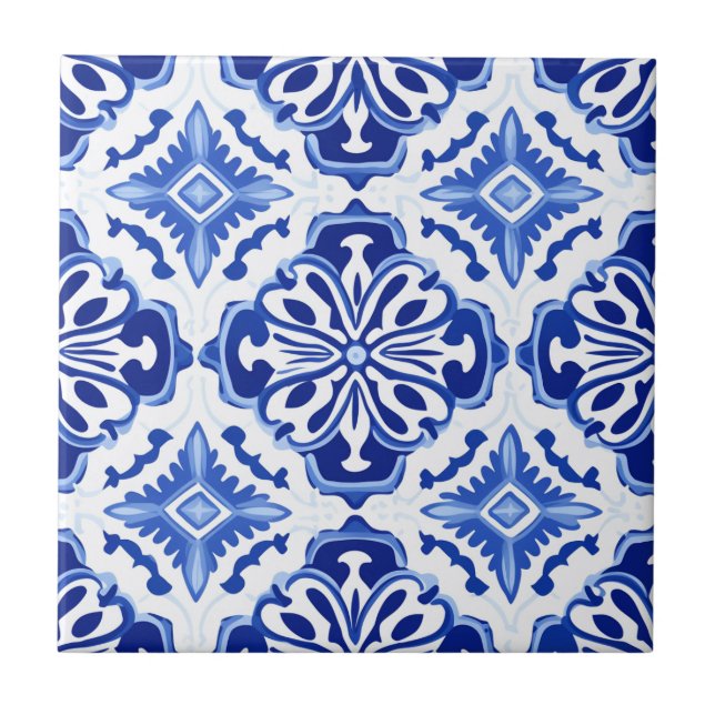 Azul Arabesque Kakelplatta (Framsidan)