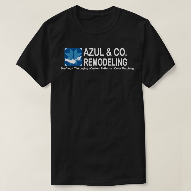Azul Co-remodeling T Shirt (Design framsida)