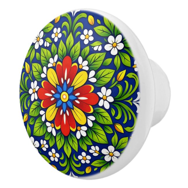 Azul Flor Clássica Knopp (Höger)