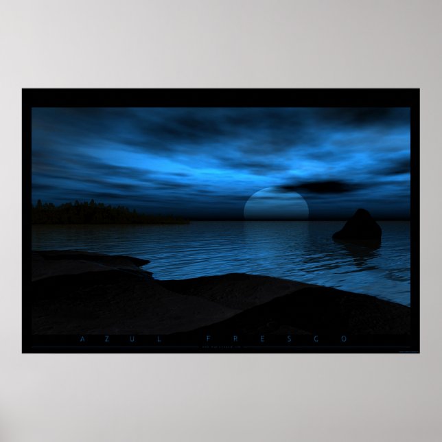 Azul Fresco Poster (Framsidan)