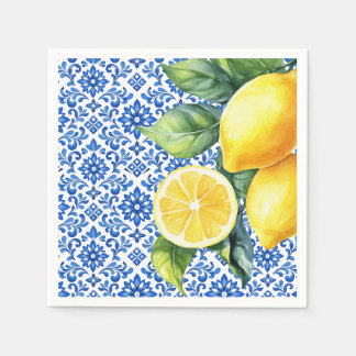 Azul & Limone Romance Azul Kakel Pappersservett