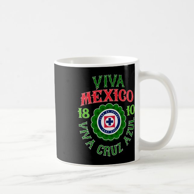 Azul - Mexikos självständighetsdag  Kaffemugg (Höger)