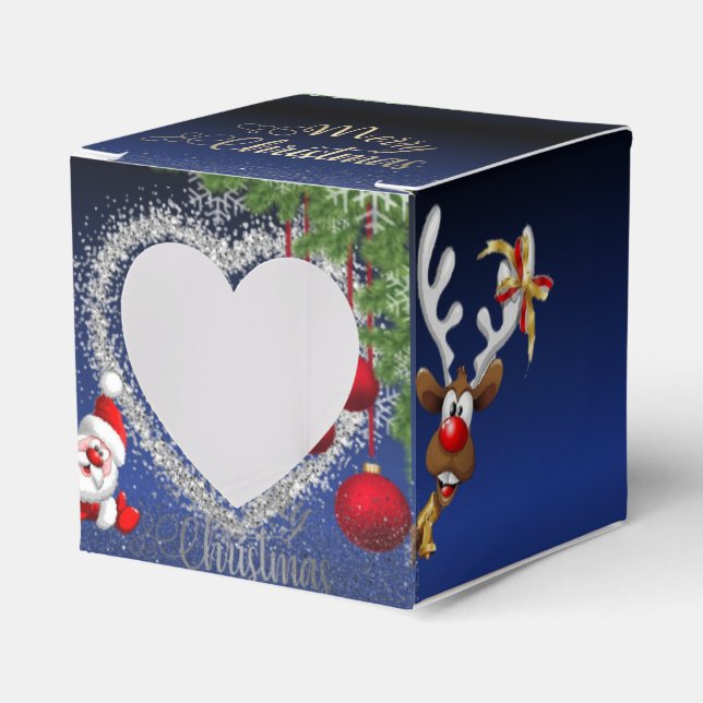  azul Royal degradado de papá Noel Presentaskar (Framsidan Sidan)