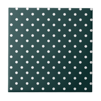 Azul Verde Polka dots Kakelplatta