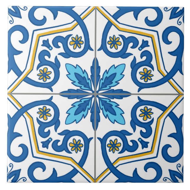 Azulejo 16 kakelplatta (Framsidan)