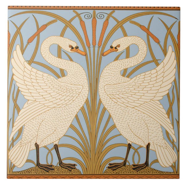 Azulejo Art nouveau keramiskt plattor Kakelplatta (Framsidan)