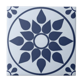 Azulejo azul kakelplatta